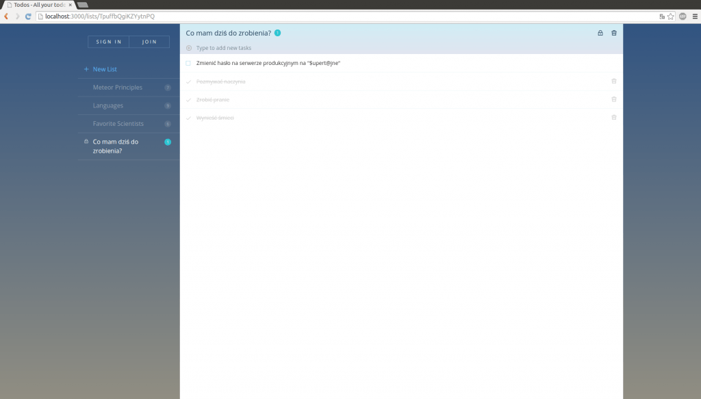 Autopublish on - niezalogowany